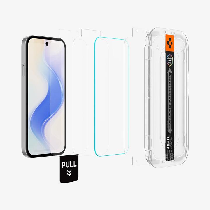 Actual product image Spigen GLAS.tR EZ Fit Pro Pixel 10a Screen Protector (2 pcs., Google Pixel 10a)