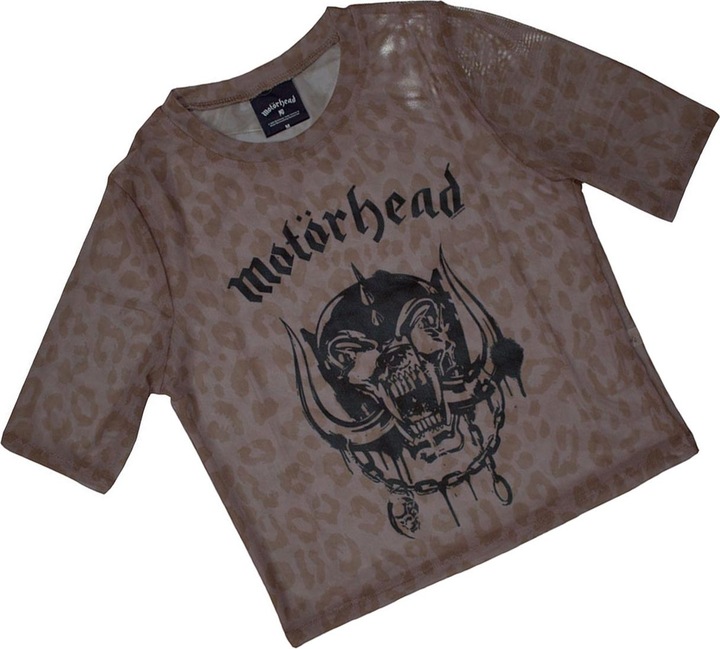 Actual product image Motorhead Womens/Ladies War Pig Mesh Crop Top (XL)