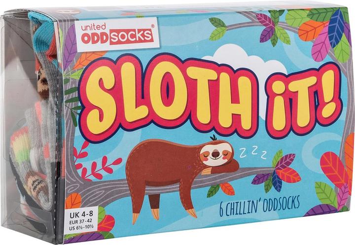 Actual product image United Oddsocks Sloth it (pack of 3, 37 - 42)