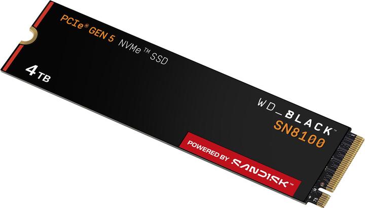 Actual product image WD Black SN8100 powered by SANDISK (2000 GB, M.2 2280)