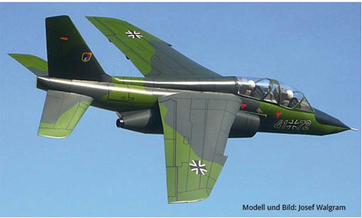 Actual product image Geli alpha jet jabog 41 cardboard model
