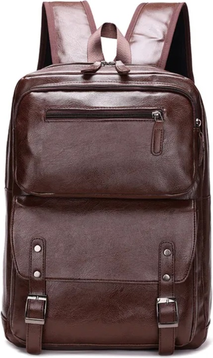 Only-Bags.Store Stylish 15.6 leatherette laptop bag, business backpack for men, travel backpack