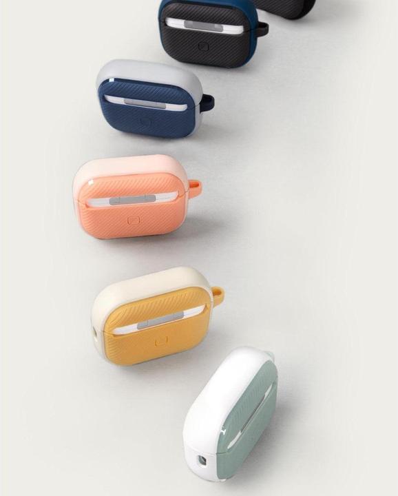 Actual product image Uniq etui Clyde Lock Case AirPods Pro 2 (2022/2023) pudroworóżowy-różowy/light pink-crepe pink (Headphone bag)