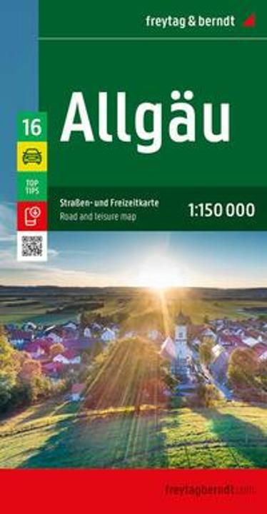 Immagine prodotto Allgäu, carta stradale e del tempo libero 1:150.000, freytag & berndt