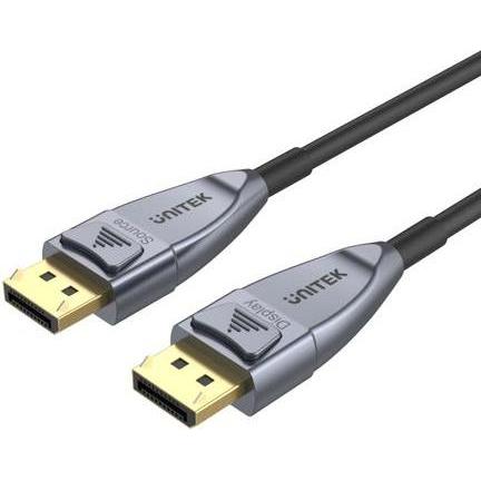 Unitek CAVO DISPLAYPORT OPTYCZNY 1.4 AOC 8K 20M (20 m, DisplayPort), Cavo video