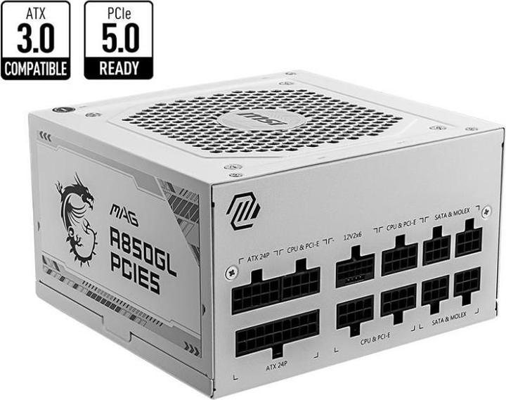 Actual product image MSI MAG A850GL (850 W)