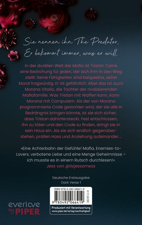 Produktbild Piper The Predator – Du bist sein Geheimnis (Deutsch, Christine Heinzius, RuNyx, 2025)