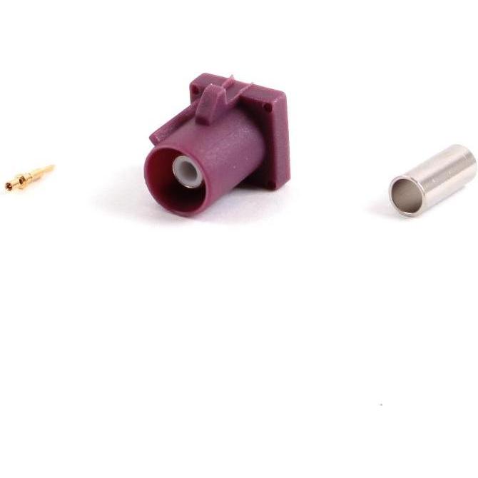 Thumbnail - Varia FAKRA-DM-02 FAKRA D Type Stecker für 1.32, C, Elektronikkabel + Stecker, Violett