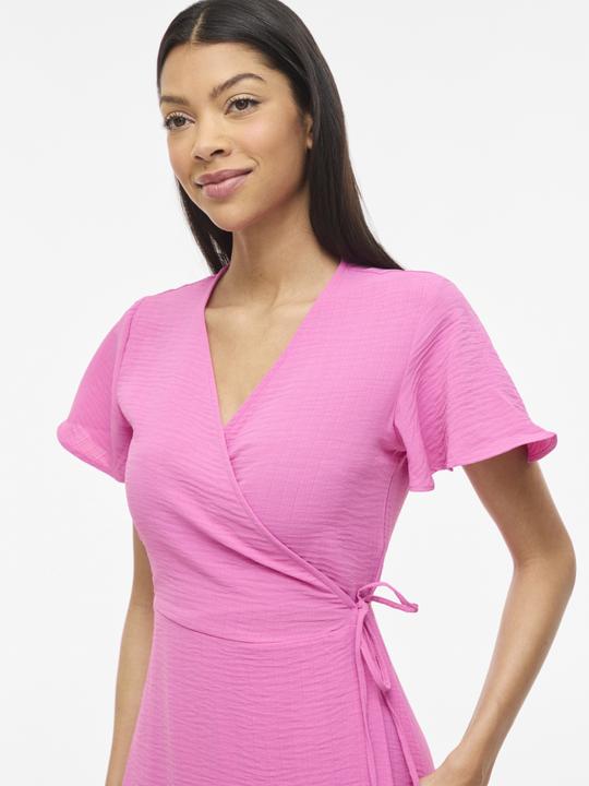 Produktbild Vila VILOVIE Kurzärmeliges Kleid mit V-Ausschnitt (34)