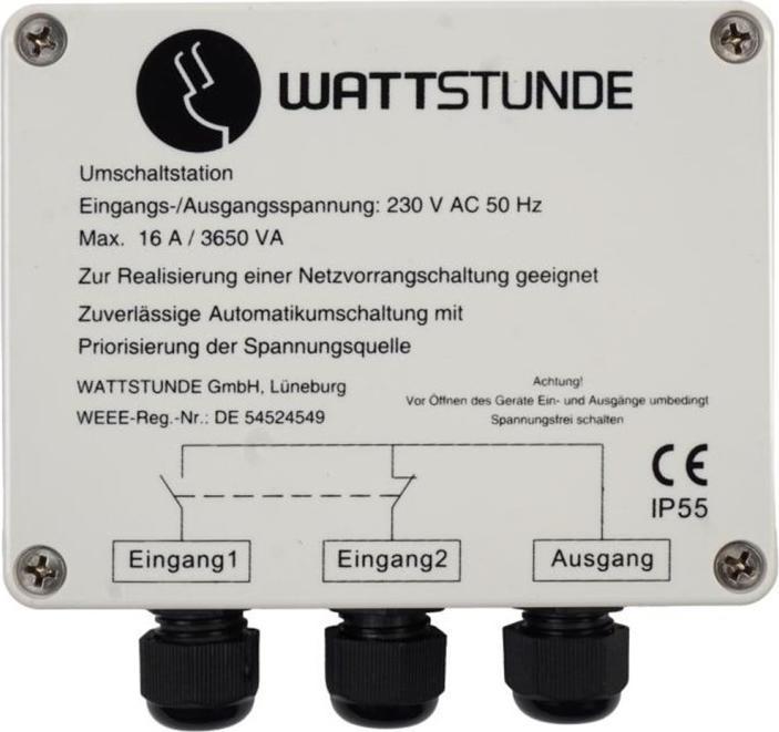 Wattstunde Netzvorrangschaltung WS16ANVS 16A