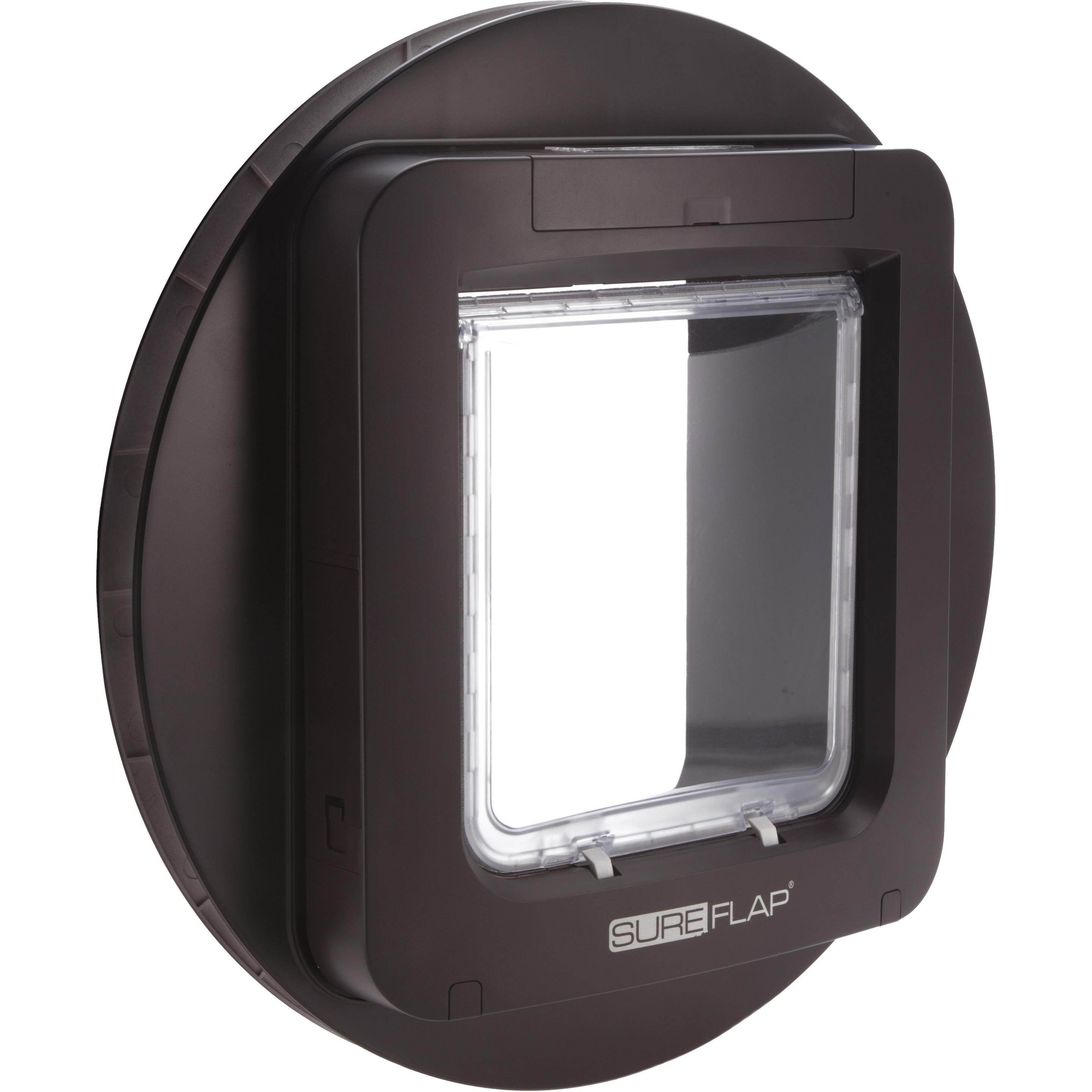 SureFlap Rosone adattatore per montaggio su porta di gatto, Porta per gatti + Rete per gatti