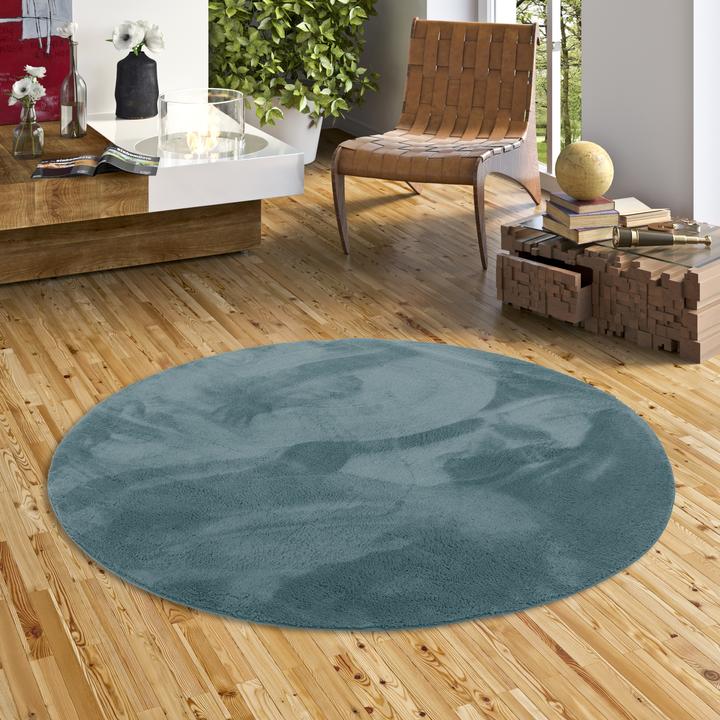 Actual product image Pergamon Luxury Super Soft Fur Rug Pearl Round (200 x 200 cm)