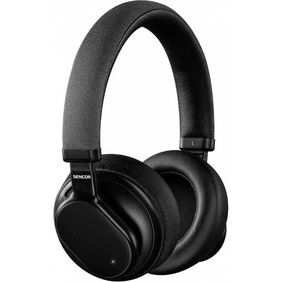 Sencor SEP 720BT BK kabelloser On-Ear-Kopfhörer für 40 Stunden Hörgenuss, Kopfhörer