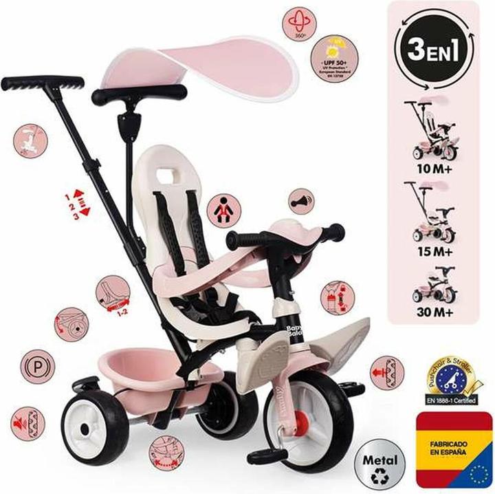 Immagine prodotto Smoby Triciclo Baby Balade Rosa