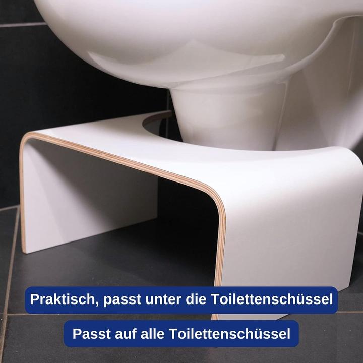 Actual product image Well Care Toilet stool wood black