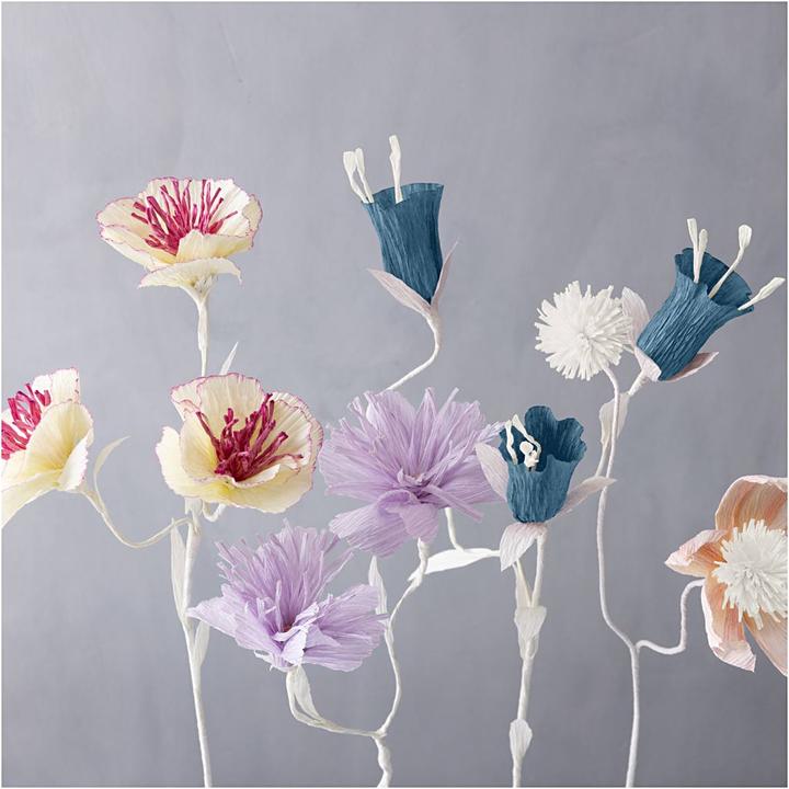 Produktbild Creativ Company Krepppapier 8 Rollen 25 x 60 cm, Papierformat (105 g/m², 1x)