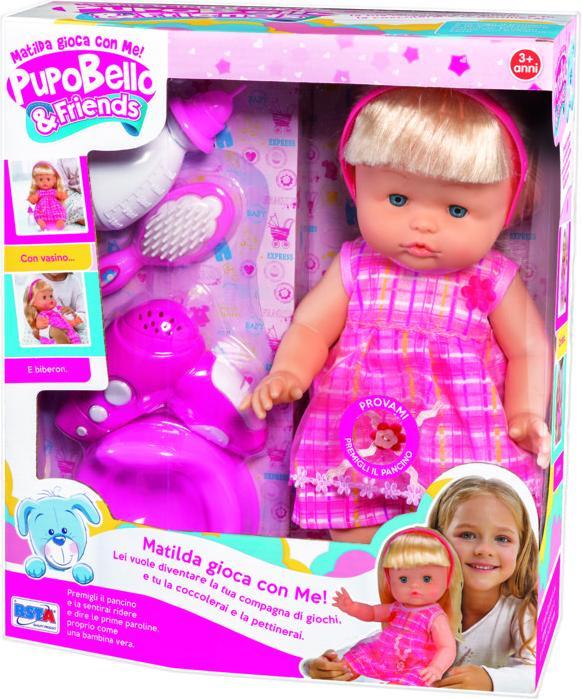 Rs Toys Pupobello - Matilda Gioca con Me 35 cm Parlante