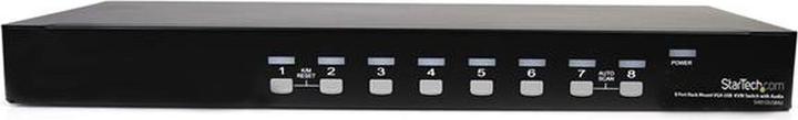 Produktbild StarTech .com 8 Port Rackmount USB VGA KVM Switch