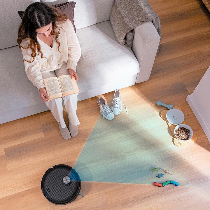 Produktbild Cecotec Robotervakuum mit Wischfunktion, 8000 Pa, App, Lasernavigation, automatische Basis mit Tanks (8000 Pa, Wischtuch)