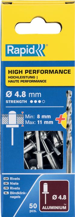 Actual product image Rapid Universal blind rivet Ø 4.8 x 14 mm