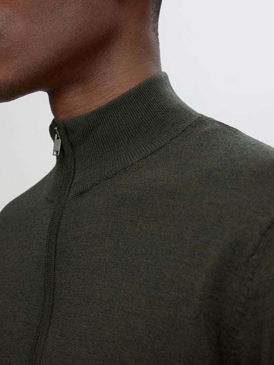 Produktbild Selected Slhtray Ls Knit Merino Half Zip Noos (S)