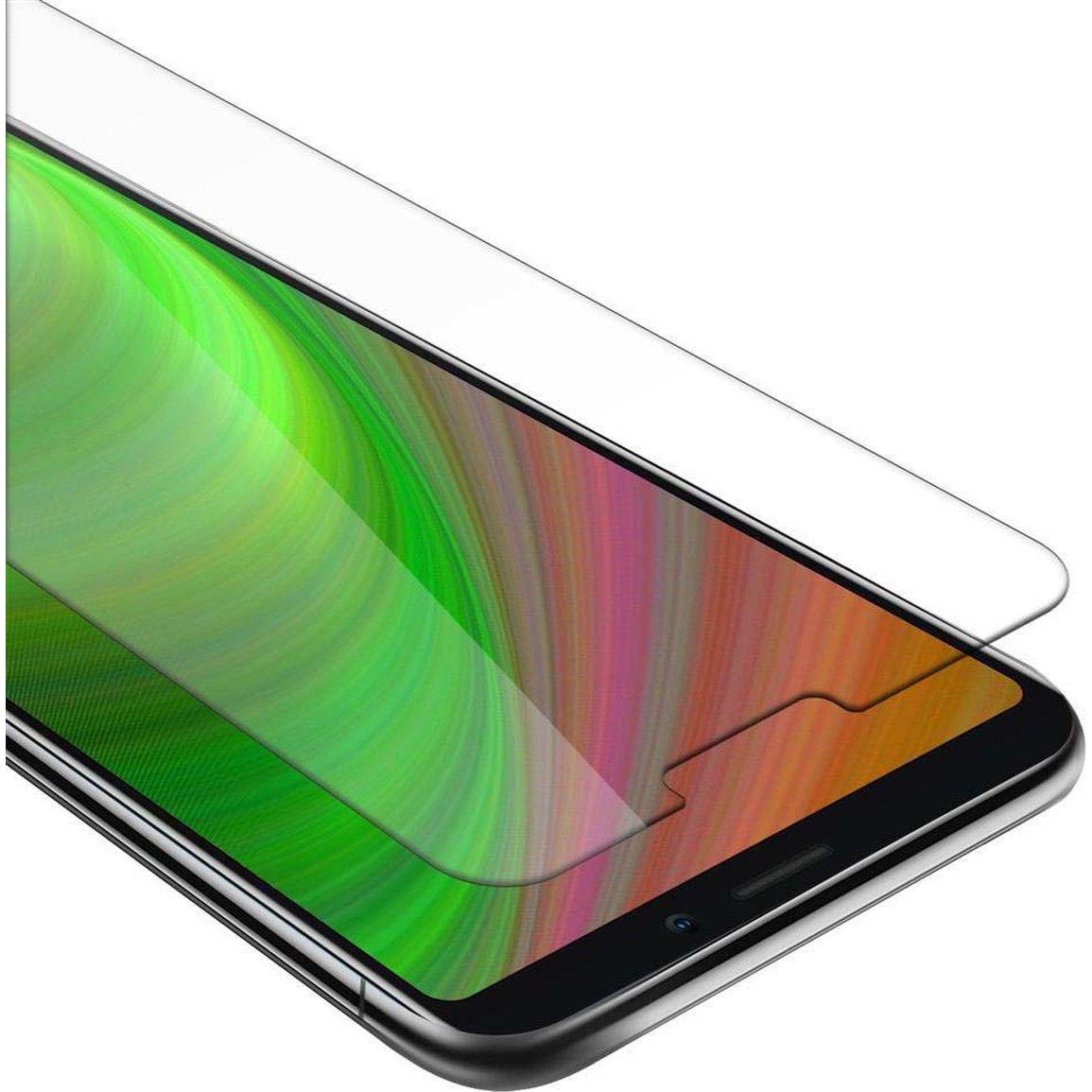 Cadorabo Displayschutzglas (1 Stück, Meizu M8 Lite), Smartphone Schutzfolie, Transparent