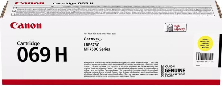 Image du produit Canon 069H (Y)