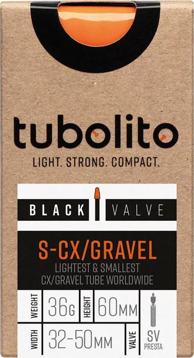 Tubolito S-Tubo-CX/Gravel-All-SV60 (Presta (SV), 28", 60 mm)