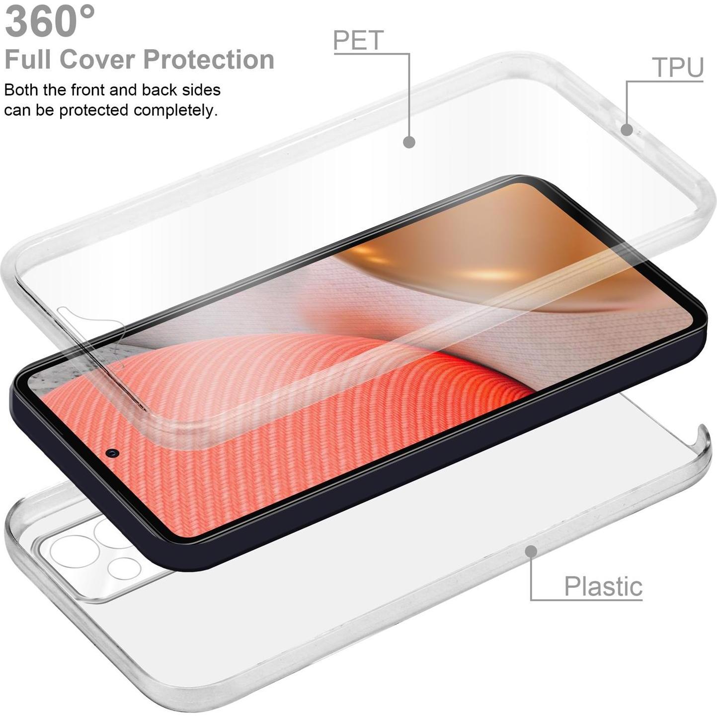 Thumbnail - Cadorabo TPU 360 Grad Case Cover (Samsung Galaxy A72), Smartphone Hülle, Transparent