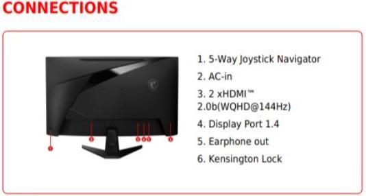 Produktbild MSI MAG 32CQ6F (2560 x 1440 Pixel, 31.50")