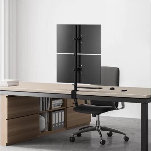 Produktbild Onkron Monitorhalterung für zwei Bildschirme 13" bis 34", bis 16 kg, schwarz (Tisch, 34", 16 kg)