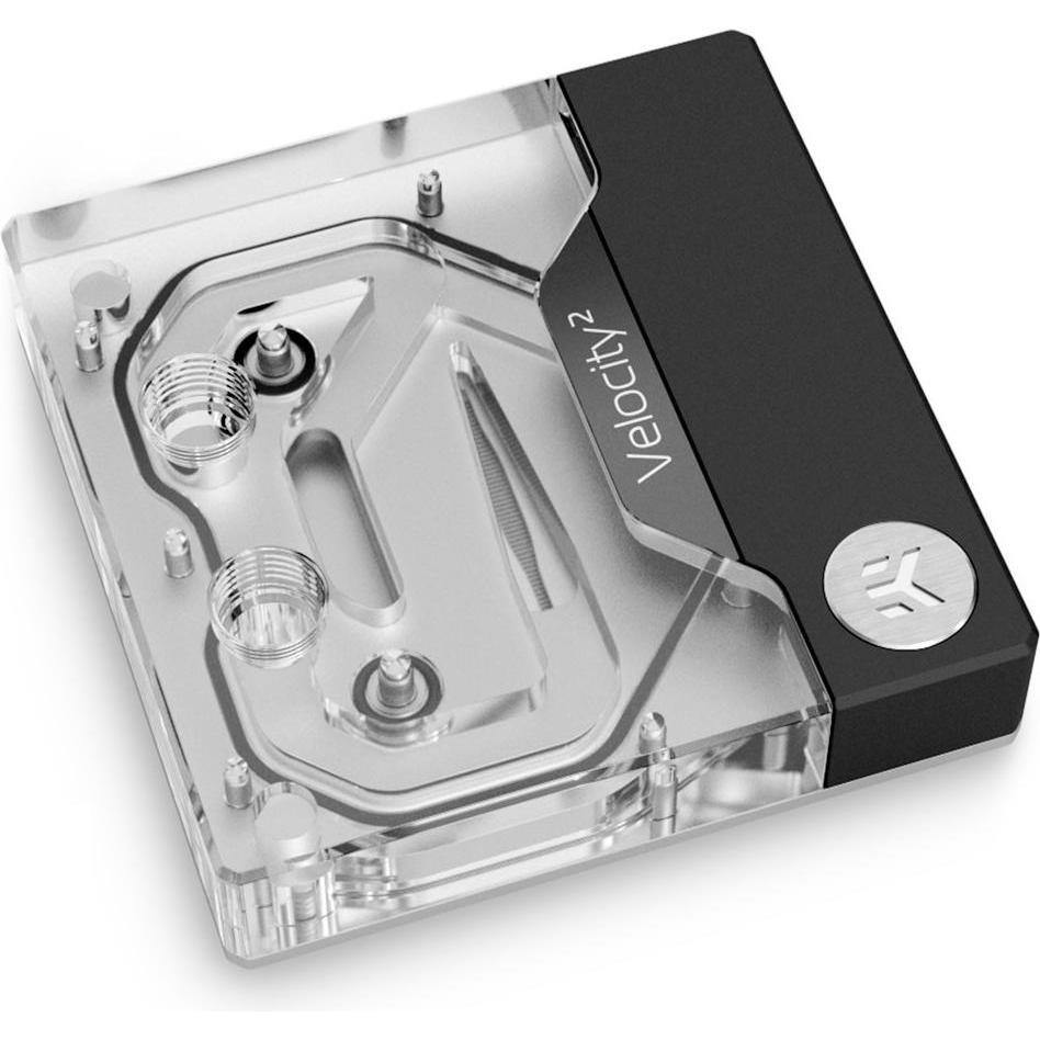 EKWB EK-Quantum Velocity² D-RGB CPU Water Cooler - Intel 1200, Nickel + Acrilico, Raffreddamento ad acqua CPU, Trasparente