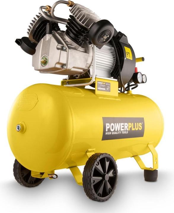 Actual product image Powerplus Compressor lubricated 2200W - 50L (9 bar, 50 l)