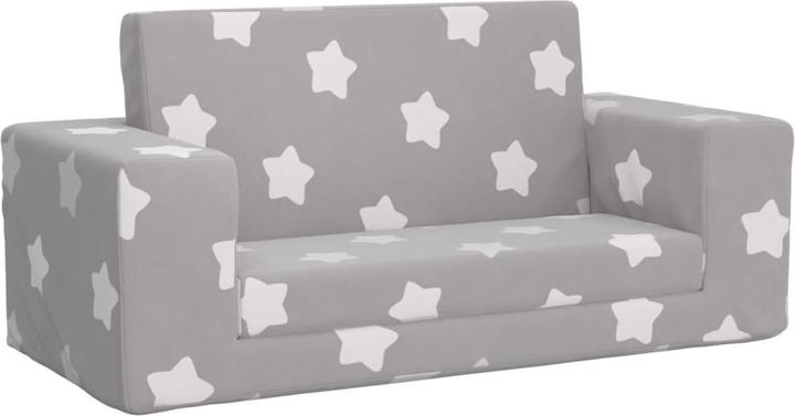 Immagine prodotto vidaXL Divano letto per bambini Grigio chiaro Morbido peluche
