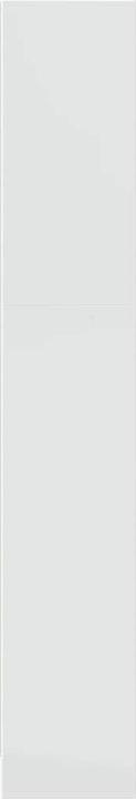 Produktbild vidaXL Bücherregal Hochglanz-Weiss 40x24x143 cm Holzwerkstoff (40 x 24 x 143 cm)