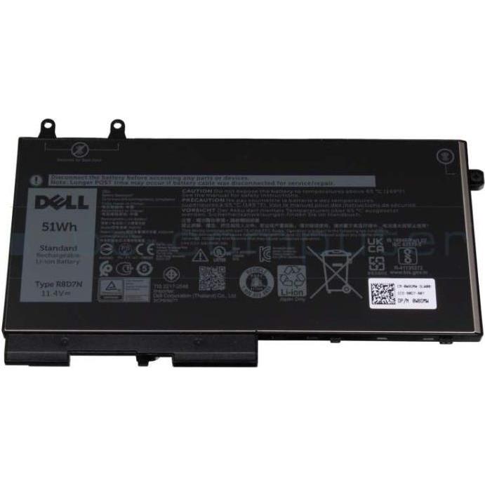 Dell Battery, 51WHR, 3 Cell (3 Zellen, 4254 mAh), Notebook Akku