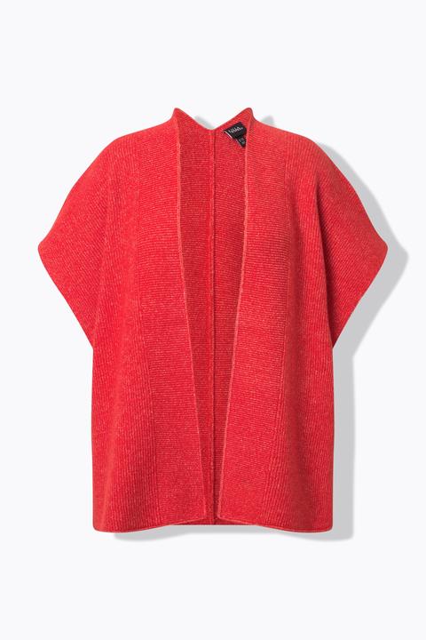 Produktbild Ulla Popken Strickjacke, Oversized, offenes Modell, Halbarm (58, 60, 62)