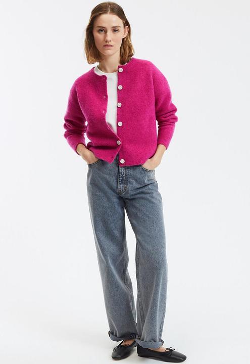 Actual product image La Redoute Collections Cardigan mit rundem Ausschnitt (S)