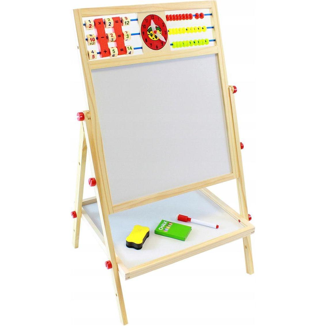 Thumbnail - KidsToys Doppelseitiges Zeichenbrett mit Lernspielzeug