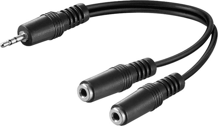 Image du produit HDgear 3,5 mm stéréo sur 2x3,5 mm (Séparateur audio)