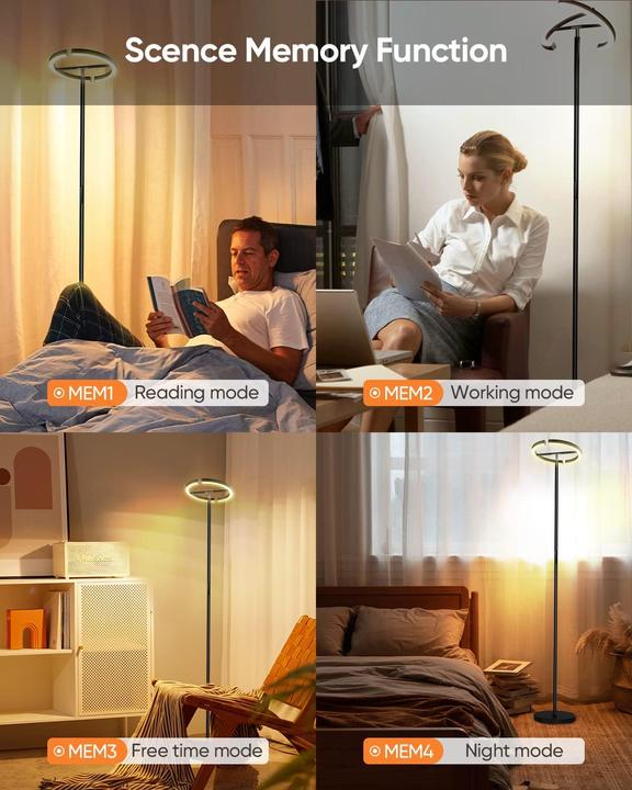 Image du produit LS LED Stehleuchte RotaFlex (1300 lm)