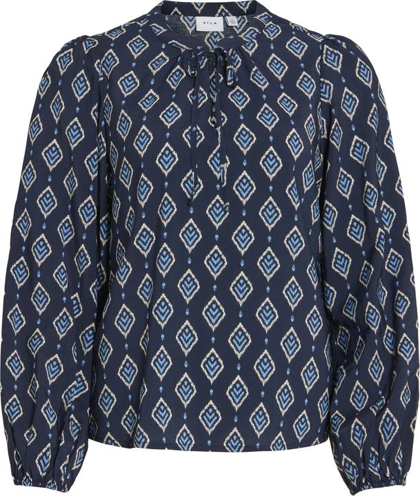 Produktbild Vila Gemustertes Oberteil mit langen Ärmeln (34)