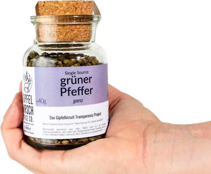 Image du produit Gipfelhirsch poivre vert, entier (40 g)