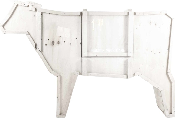 Immagine prodotto Seletti Credenza di animali da mucca bianca Sending (225 x 58 x 151 cm)