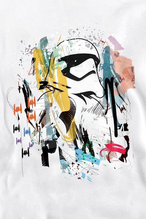 Actual product image Star Wars Unisex Adult Stormtrooper Abstract Sweatshirt (L)