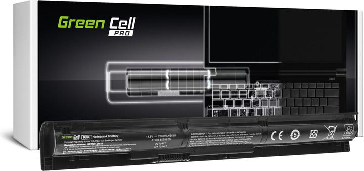 Actual product image GreenCell PRO Laptop Battery RI04 for HP ProBook 450 455 470 G3 - 14.4V - 2600mAh (4 cubicles, 2600 mAh)