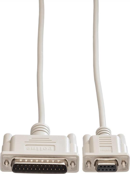 Actual product image Roline DB9-Bu to DB25-St (3 m, VGA)