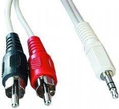 Produktbild Gembird 2xRCA, M/M Audio-Kabel (1.50 m, 3.5mm Klinke (AUX), Cinch)