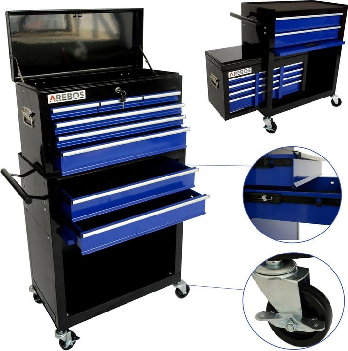 Immagine prodotto Arebos Carrelli portattrezzi (2 x)