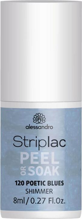 Actual product image Alessandro Striplac Peel or Soak (Poetic blues, Peelable nail polish)